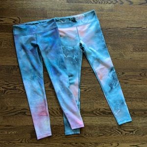 Two Pair! -  Girls Chit Chat Tights Bundle Size Large 12